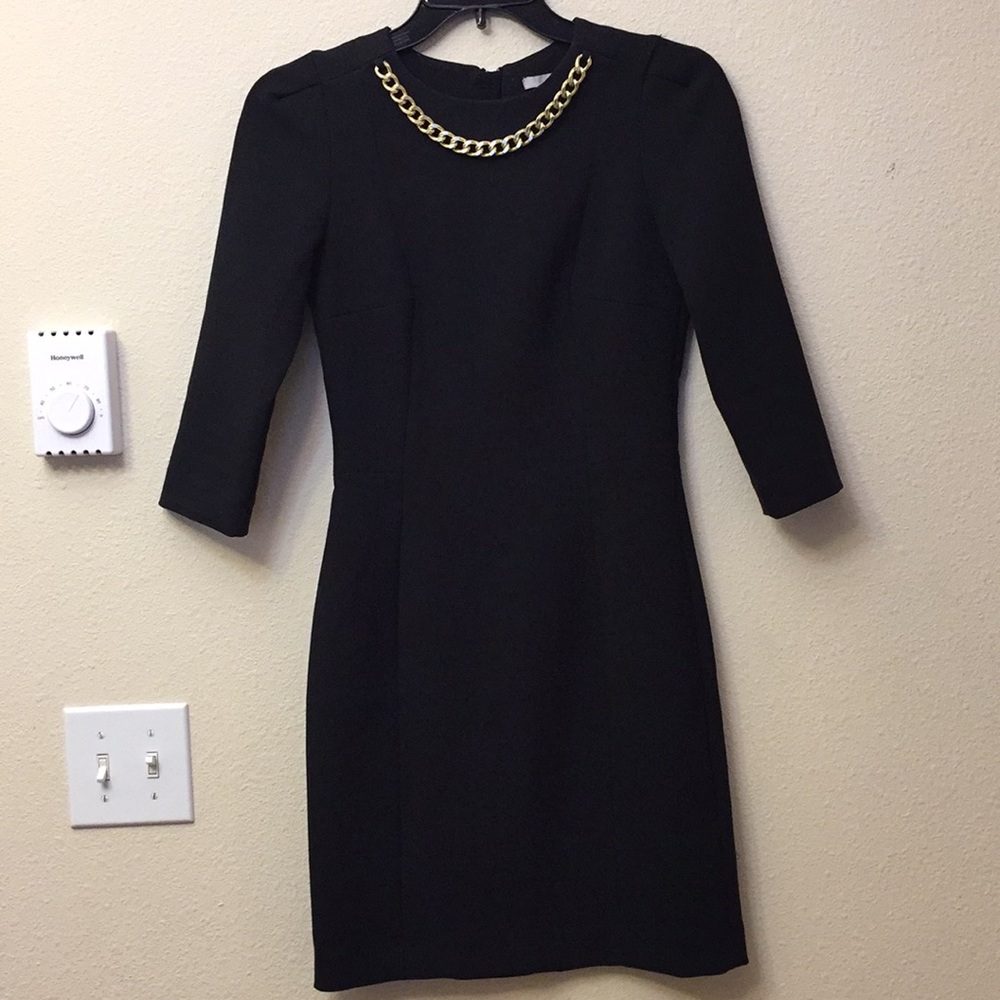 H&M black mini dress